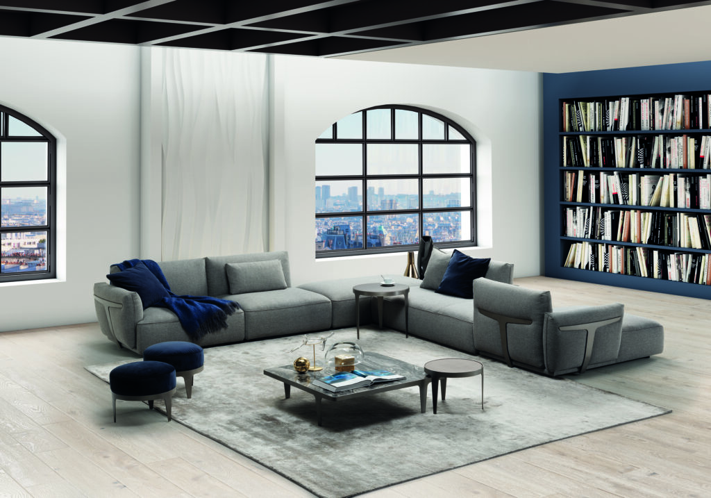 カウチソファの置き方・レイアウト実例 | NATUZZI ITALIA GALLERY YOKOHOMA